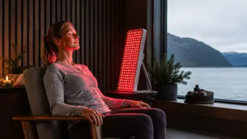 Rødlysterapi lampe